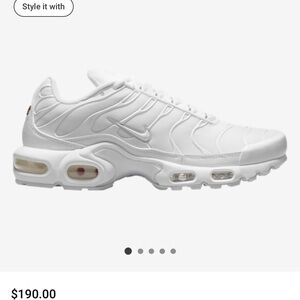 SOLD Nike Air Max Plus in Crisp White